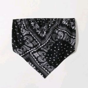 Bandana crop tube top